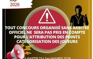 INFO FFPJP -   CONCOURS - POINTS