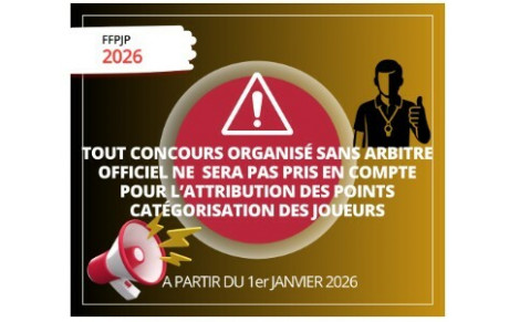 INFO FFPJP -   CONCOURS - POINTS